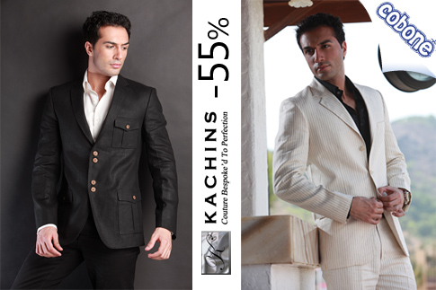 Get a suit and shirt stitched from Kachins, along with materials, for just AED 1149 (Value AED 2550) – Suit up!