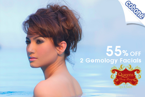 Get 2 gemology facial treatments from Queen's Beauty Lounge for AED 315 (Value AED 700) – A Gem of a deal!