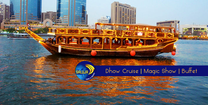 Dhow Dinner Cruise with a Magic Show and DJ