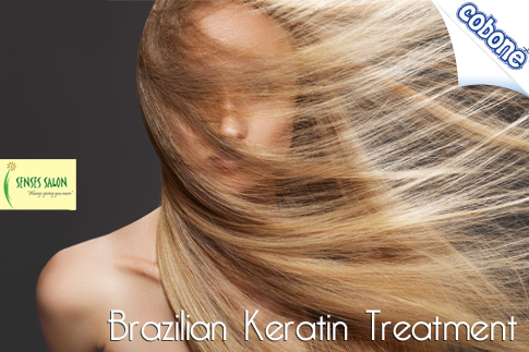 Make your hair soft and shiny with Brazilian keratin for your hair from Senses Salon for AED 299 (Value AED 1250) – 1000s sold and back by popular demand!