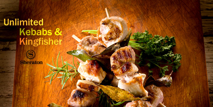 Kebabs + Kingfisher at Sheraton Dubai