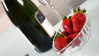 champagne strawberries