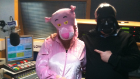 Lynn and Producer Dave raid the dressing-up box!