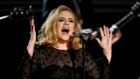 Adele performing at The Brits
