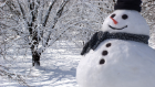 Snowman in a snowy winter scene under a tree.jpg