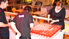 Preparing the drinks