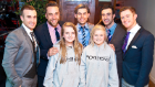 The Overtones with two of their younger fans