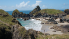 One of the best is the beach at Kynance by the Lizard in Cornwall. The views are fantastic and unspoilt; you can even get a clotted cream tea in the cafe by the beach! Jacqui Foulger. Image licensed under Creative Commons