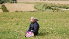 Lynn and views of the beautiful countryside around Whipsnade