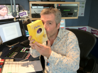 Carlos with Easter egg