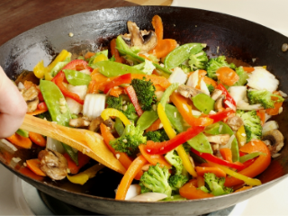 stir fry healthy vegetables food