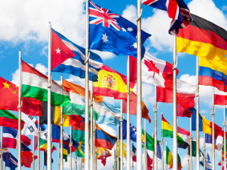 International flags
