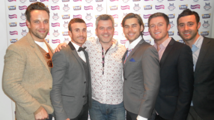 Carlos with The Overtones
