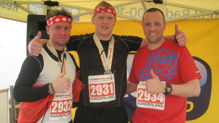 The Red Spotted Hanky Marathon of The North and the Sunderland 10K 2012 .JPG