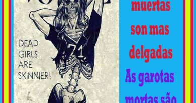 Nunca me gustó este tipo de belleza. Las chicas muertas son mas delgadas. Por el gran Mariano desde Brasil Nunca me gustó este tipo de belleza. Las chicas muertas son mas delgadas. Por el gran Mariano desde Brasil