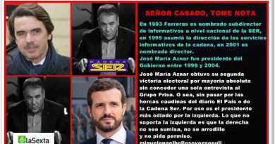 Señor Casado, tome nota. Por Rafael Gómez de Marcos Señor Casado, tome nota. Por Rafael Gómez de Marcos
