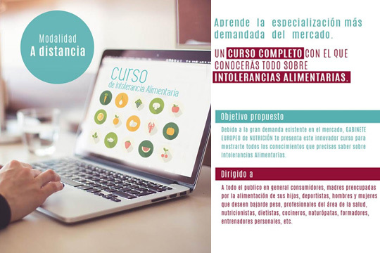 Curso sobre las intolerancias alimentarias