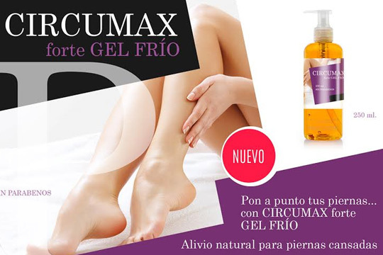Gel efecto frío piernas cansadas ,con dosificador incorporado 250 ml