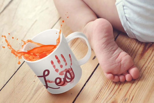 Taza de plástico irrompible y personalizable