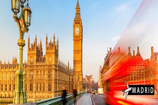 Londres con vuelo desde Madrid y 4 noches con desayuno