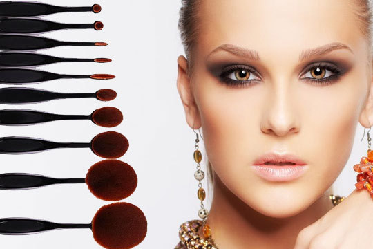 Set de 10 Pinceles Oval Brush