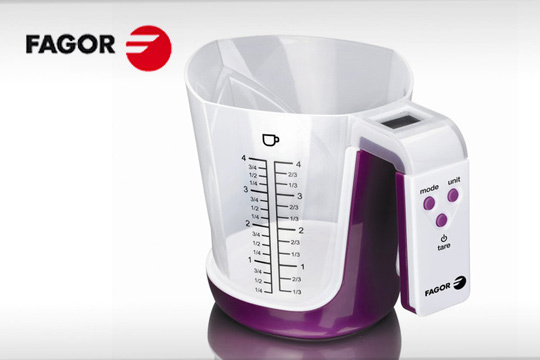 Balanza cocina con bol medidor Fagor BC-500 
