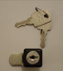 L&F Black Cam Lock