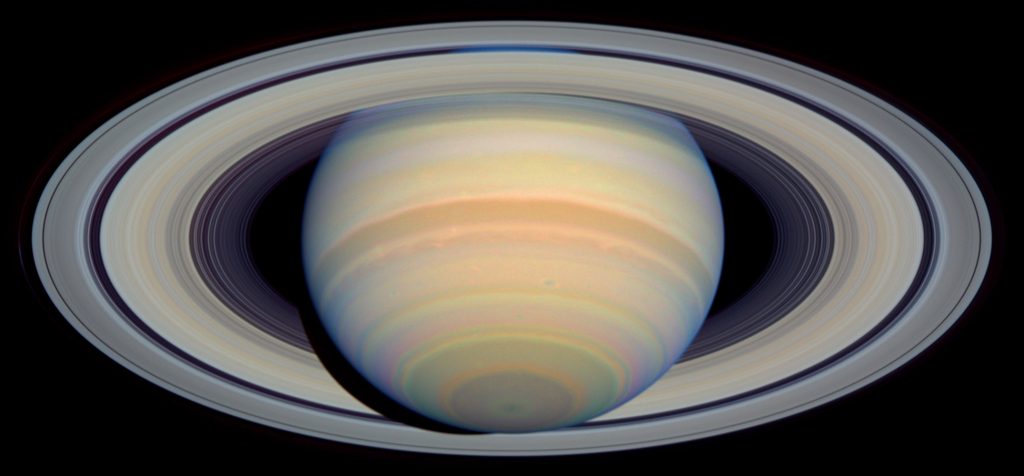 Saturn, seen by the Hubble Space Telescope Saturn, seen by the Hubble Space Telescope