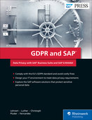 Cover von GDPR and SAP