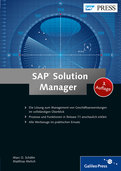 Cover von SAP Solution Manager