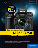 Cover von Nikon D750. Das Kamerahandbuch