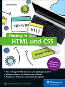 Cover von Einstieg in HTML und CSS