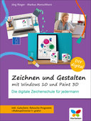 Cover von Zeichnen und gestalten mit Windows 10 und Paint 3D