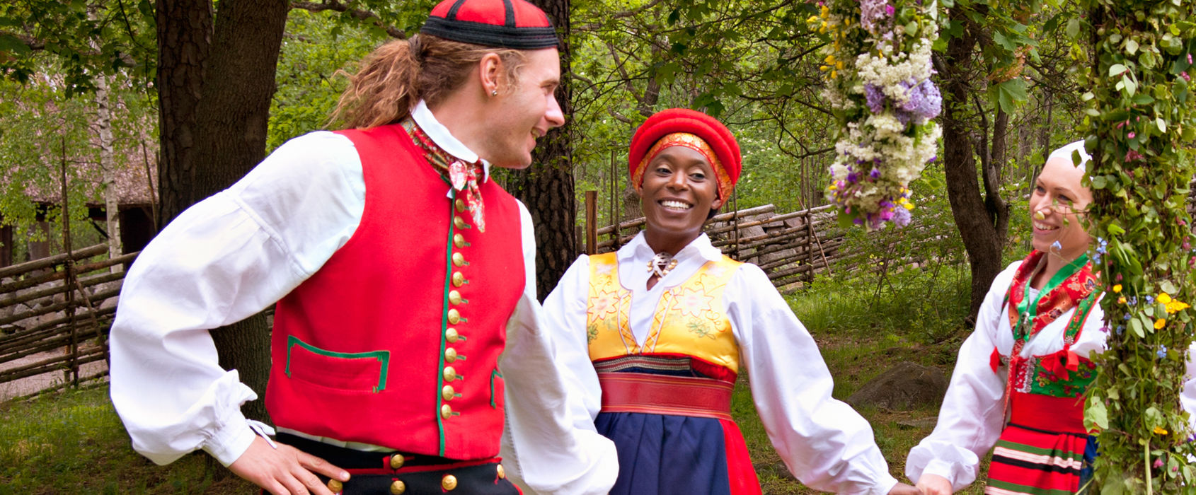 Midsommarfirande på Skansen Midsommarfirande på Skansen