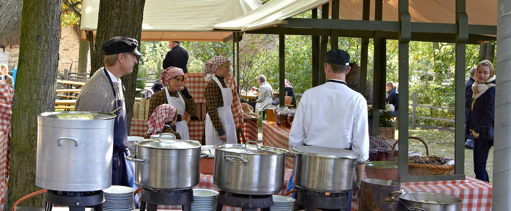 Det rutiga köket Matlagning på Skansen