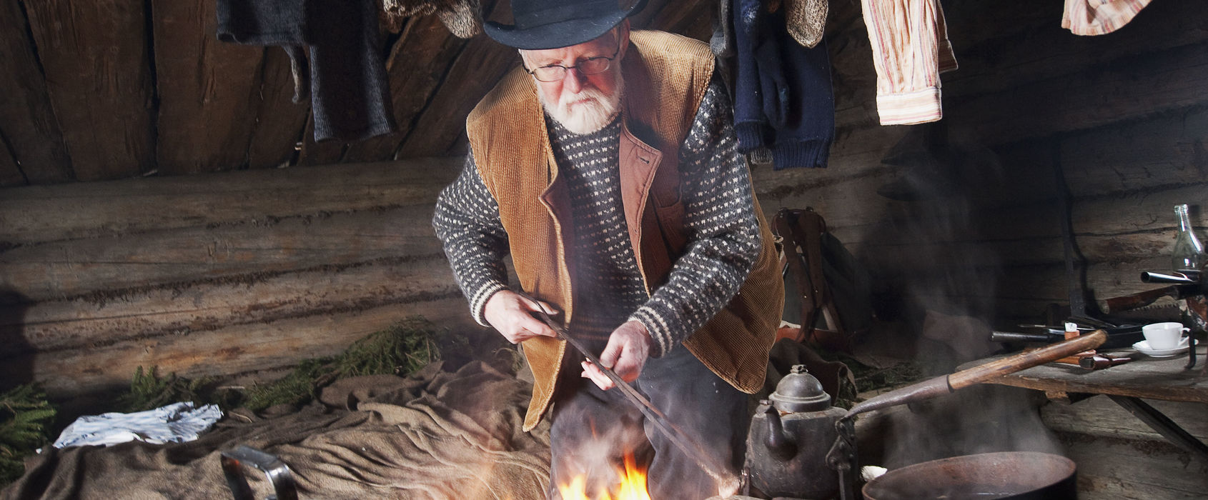 Skogsarbetarkojan på Skansen Skogsarbetarkojan på Skansen