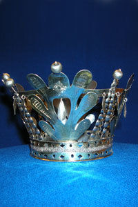 Brudkrona Brudkrona av silver från 1826