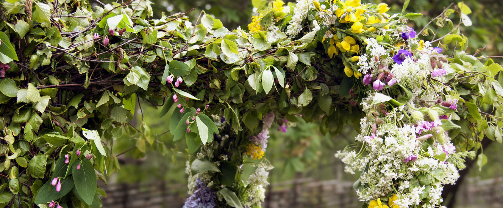 Midsommar Del av midsommarstång