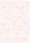 Umbrellas Pink Background