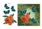Teal Flutters Floral-DWJ