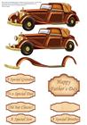 VINTAGE CAR OLD BUT CLASSIC! Easel Kit Sheet 2