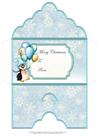 PENGUIN BALLOONS Christmas Money Wallet