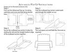 Advanced Pop Up Instructions