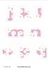Daisy Chain Pink j-q lowercase