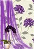 purple orchid scene