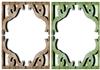 Vintage A5 Swirls Shadow Frames