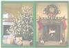 fireplace + tree duo background - 360 dpi