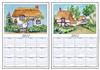 A5 calendars country cotages