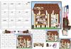 the little book shop calender card