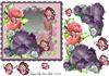 scalloped purple rose reflections